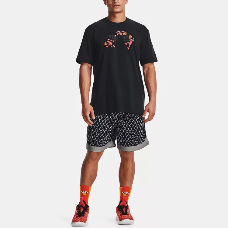 Under Armour Curry X Sesame Street T Shirt Men's Black-2