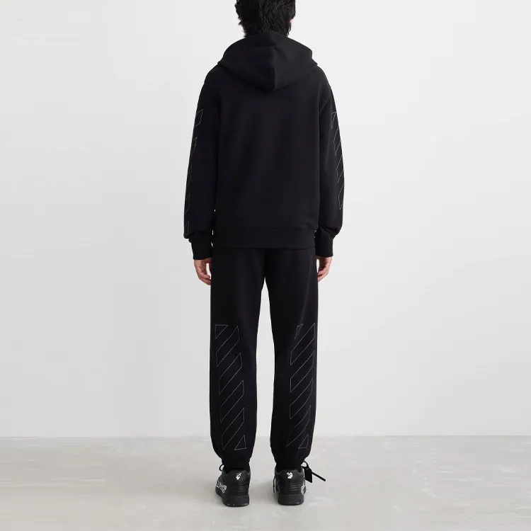 OFF WHITE Diag Outline Slim Hoodie-2