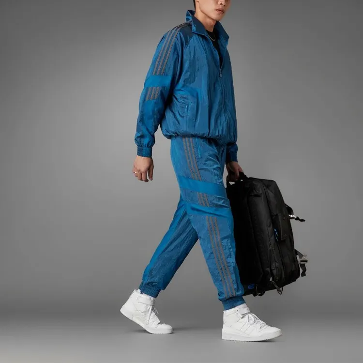 Adidas Originals Blue Version Collection Knitted Sports Pants Men's-3