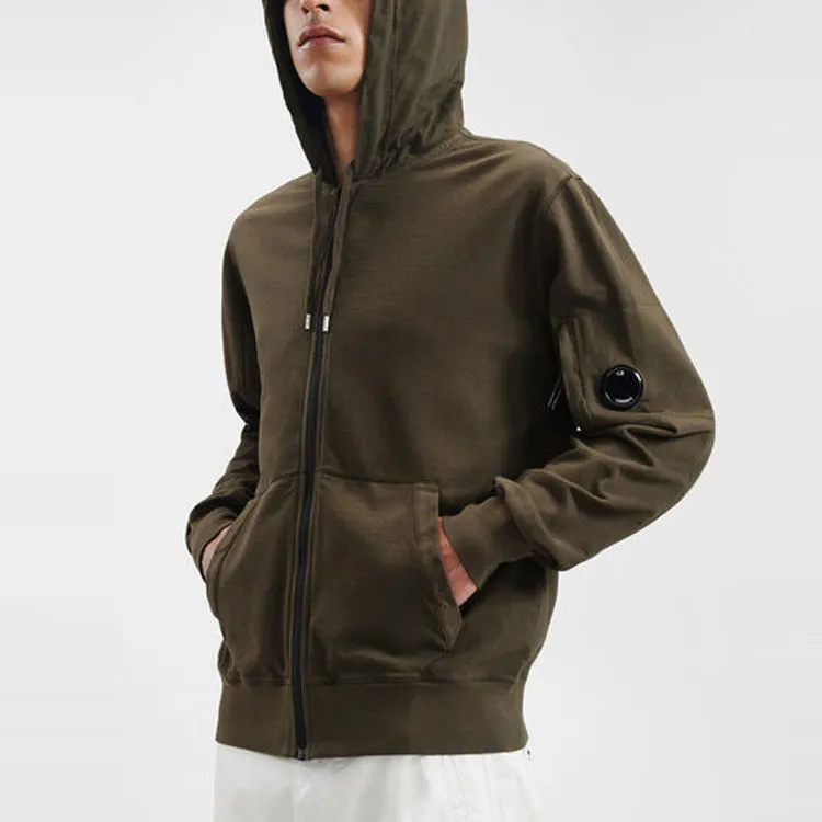 C.P.Company Light Fleece Zipped Hoodie-5