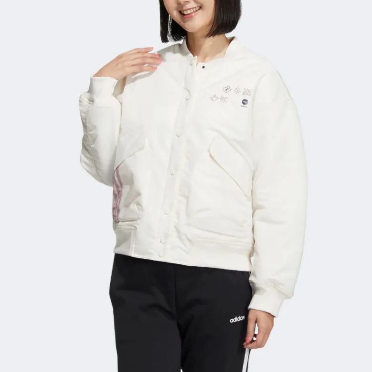 Adidas Neo Puffer Jacket Winter Women's White-4