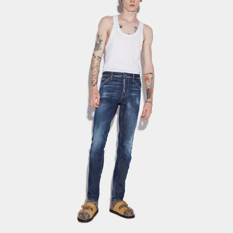 DSQUARED 2 Faded Effect Skinny Jeans-1