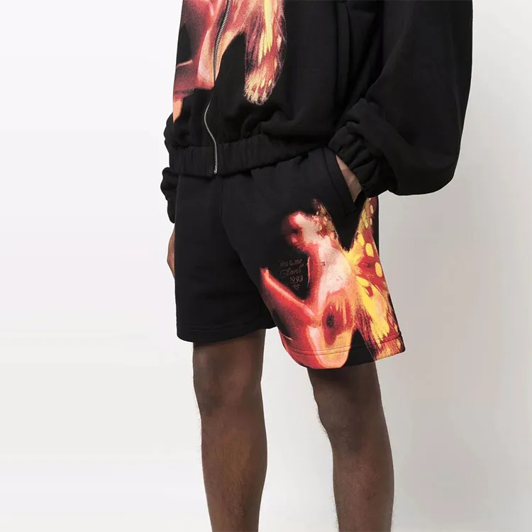 Misbhv Flame-print Shorts-4