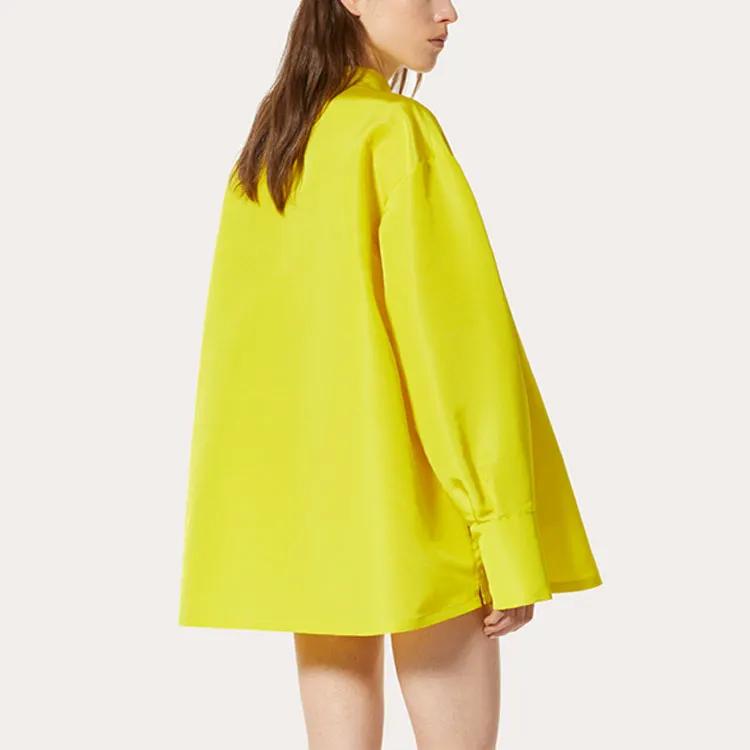 Valentino Long-Sleeved Dresses Women's Yellow-2