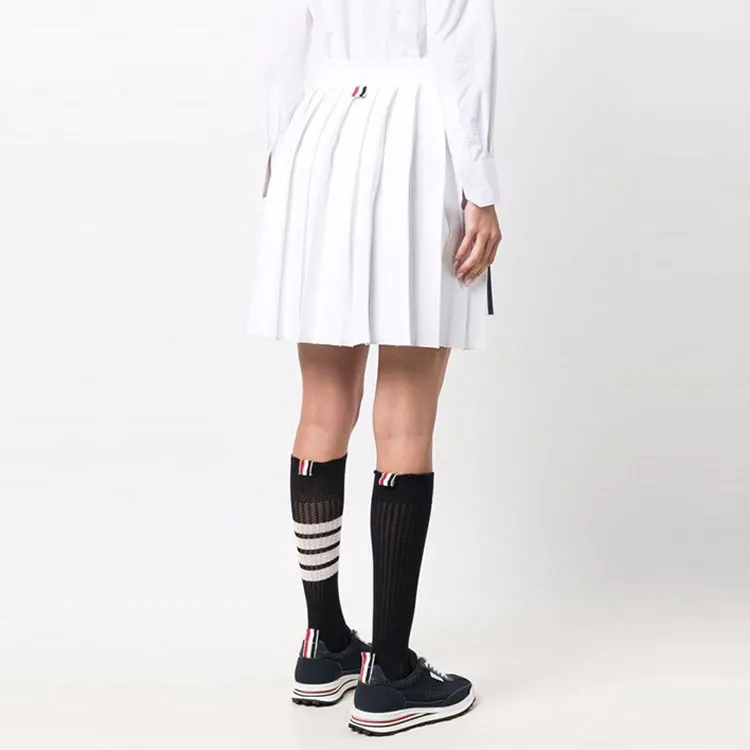 THOM BROWNE· SS22 Casual Short Skirts Women's White-3