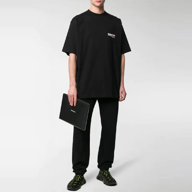 Balenciaga Logo Print T Shirt-5