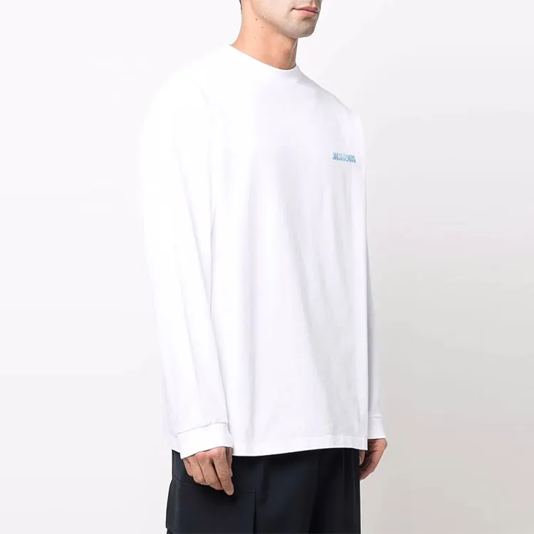 Jacquemus Le T shirt Gelo Pool Logo L/S T shirt-2