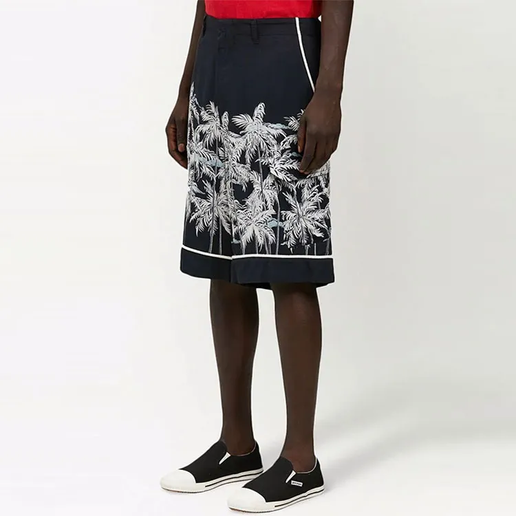 PALM ANGELS Palms print Bermuda Shorts-4