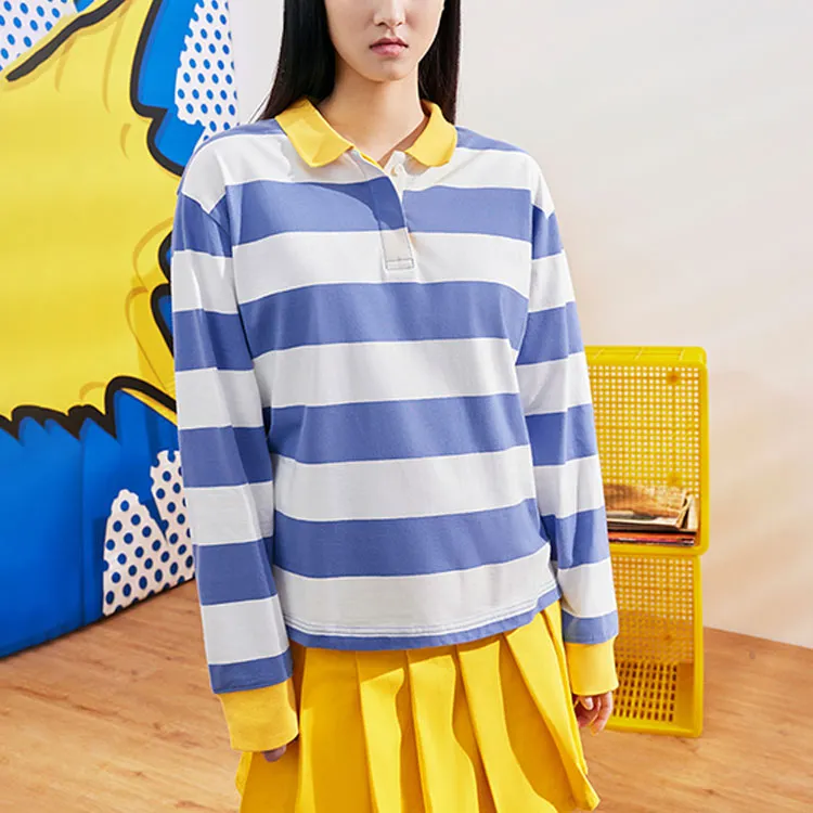 Vans Polo Shirts Women's Blue-4