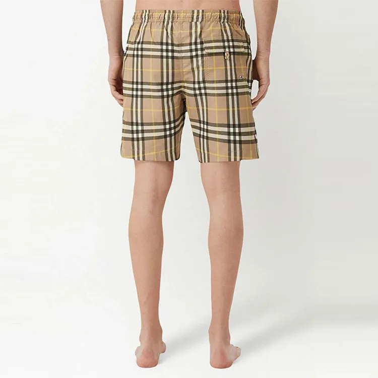 Burberry Check Print Swim Shorts-2