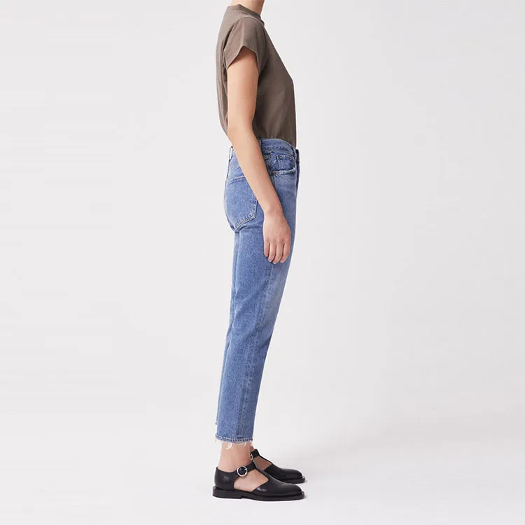 AGOLDE Riley Crop 'Silence'-5