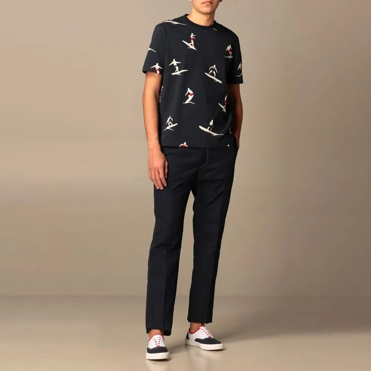 THOM BROWNE Tailored Cropped Trousers-1