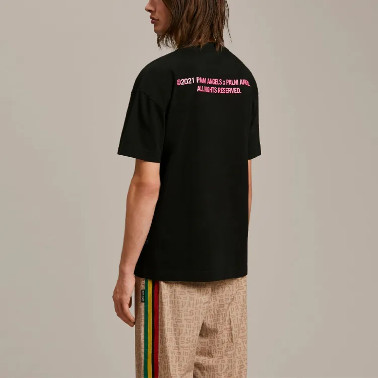 PALM ANGELS Palm Tree Crewneck T shirt-6