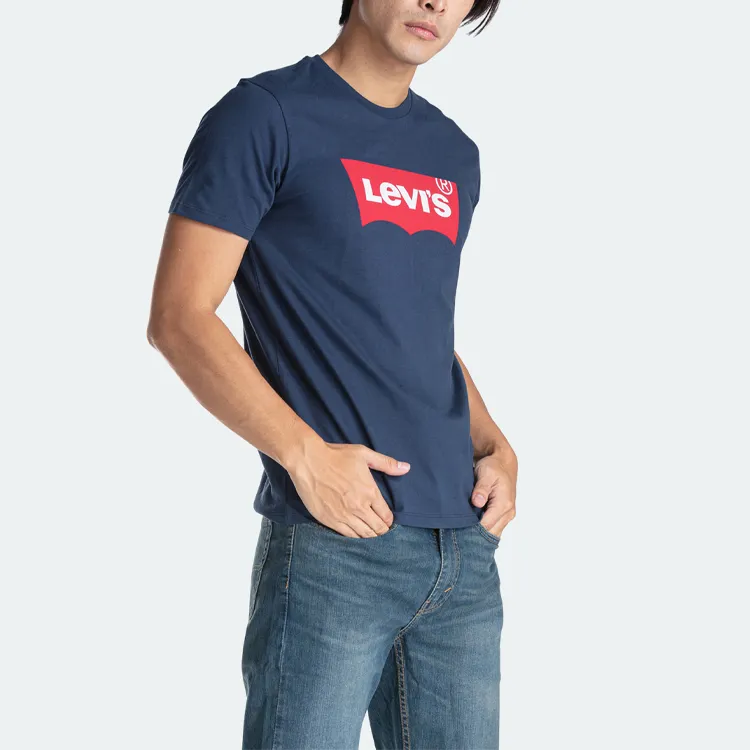 Levis T Shirts Men Navy Blue-5