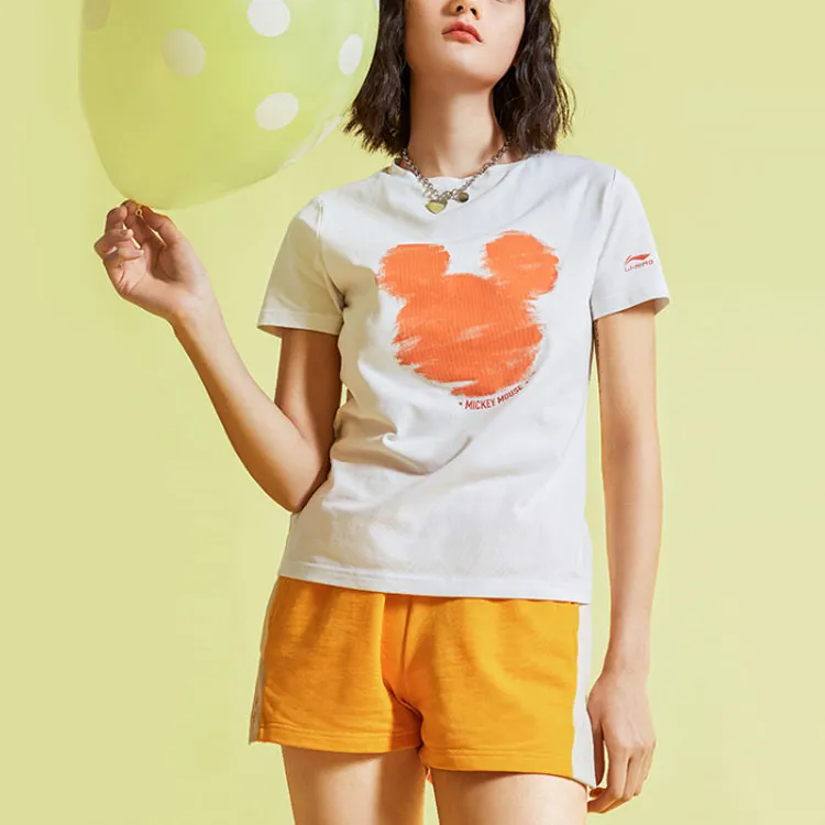 LINING Disney T Shirts Women's Standard White-2