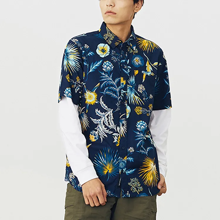 Vans CALIFAS Shirts Men Dark Blue-3