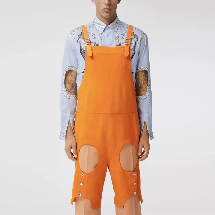 Burberry Jumpsuits Unisex Deep Orange-4