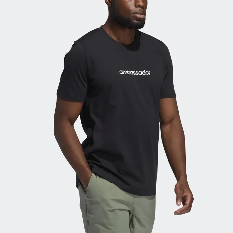 Adidas T Shirts Men Black-3