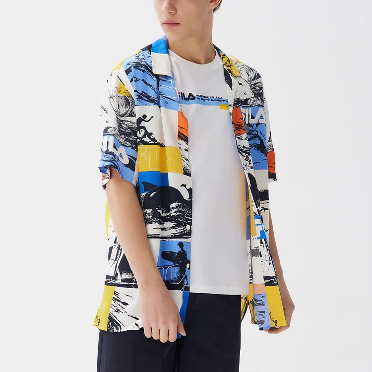 FILA Shirts Men Legend Blue-2
