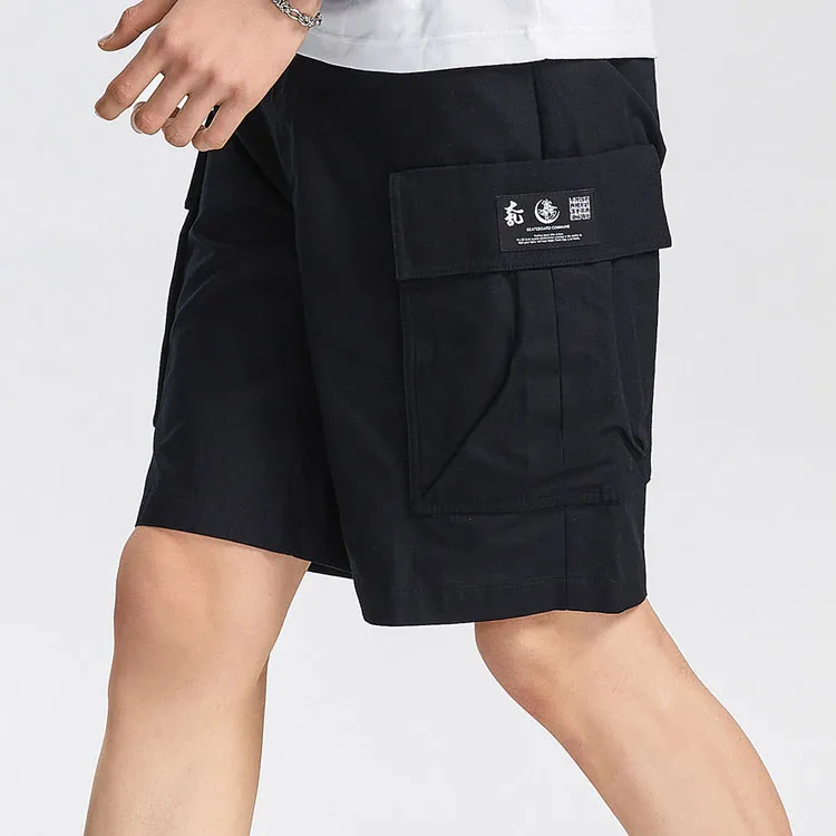 LINING Cargo Shorts Men Black-4