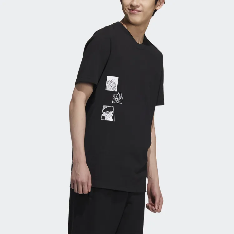 Adidas Originals T Shirt Unisex Black-3