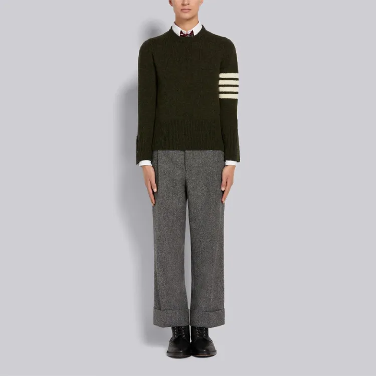 THOM BROWNE Sweaters Men Grass Green-4