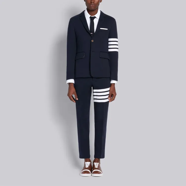 THOM BROWNE Business Suits Men Marine Blue-1