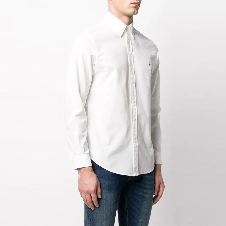 Polo Ralph Lauren Embroidered Logo Cotton Shirt-2