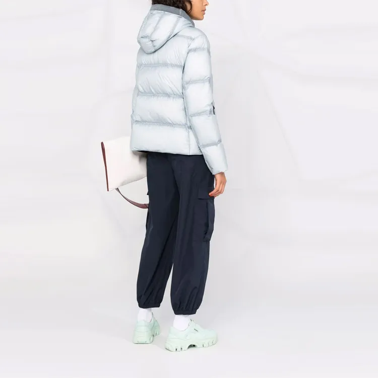 Moose Knuckles Down Jackets Women's Silvery White-2