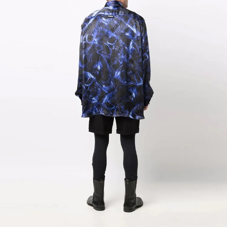 Vetements Shirts Unisex Blue-3