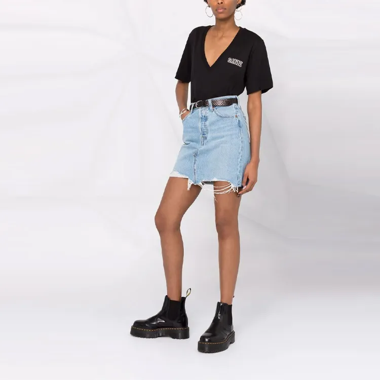 GANNI T Shirts Women's Black-3