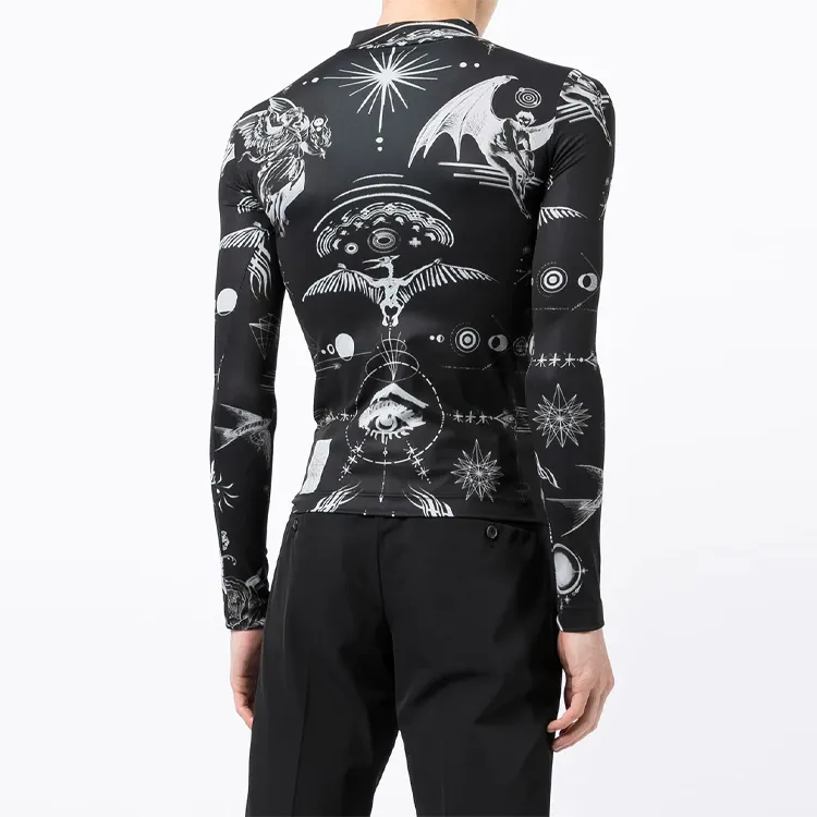 Jean Paul Gaultier X Sacai T-Shirts Unisex Black-4