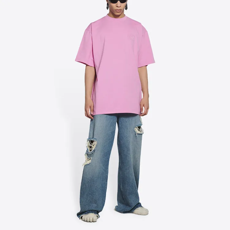 Balenciaga Regular T Shirt Women's Pink-4