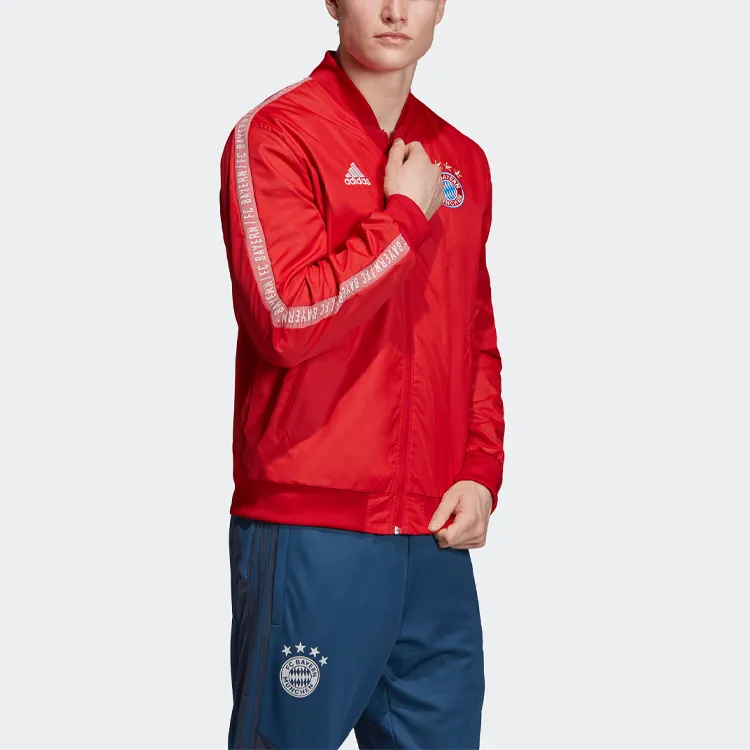 Adidas Bayern Munich Jackets Men Red-6