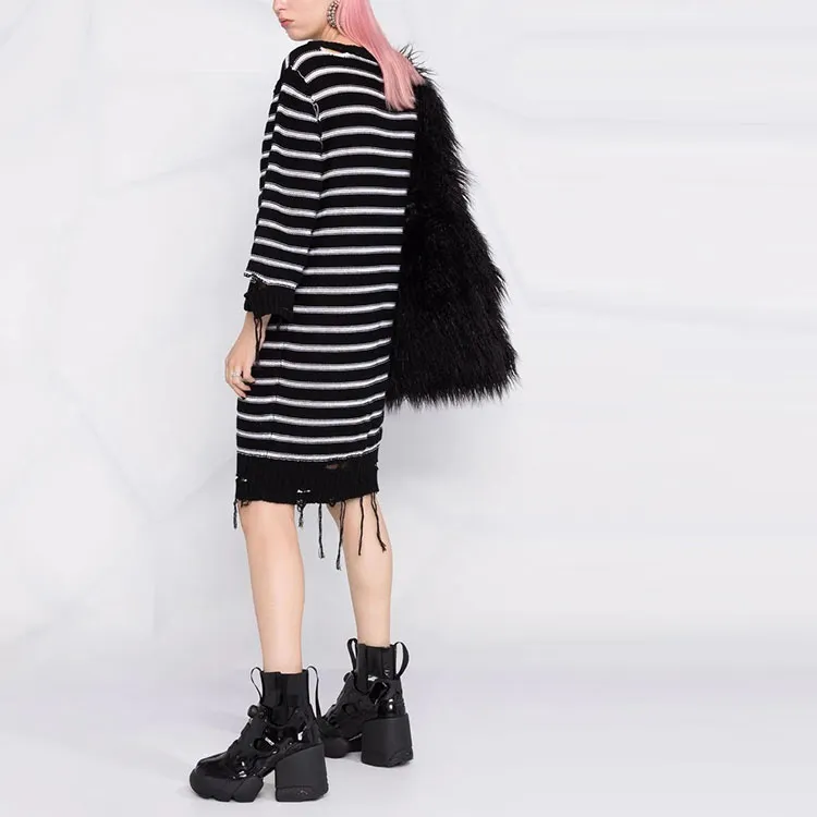 MM6 Maison Margiela Long Sleeved Dresses Women's Black-2