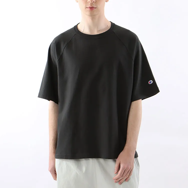 Champion Crew Neck Loose Fit Straight Short Sleeved T Shirt Japan Version Men's-1