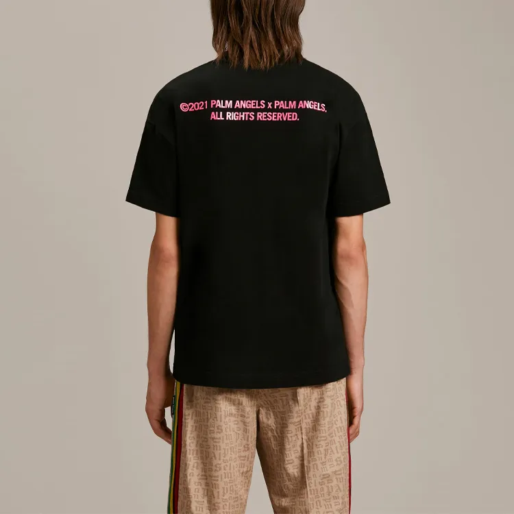PALM ANGELS Palm Tree Crewneck T shirt-4