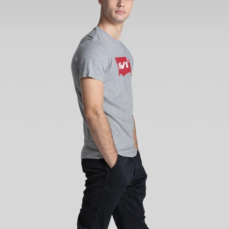 Levis T Shirts Men Gray-3