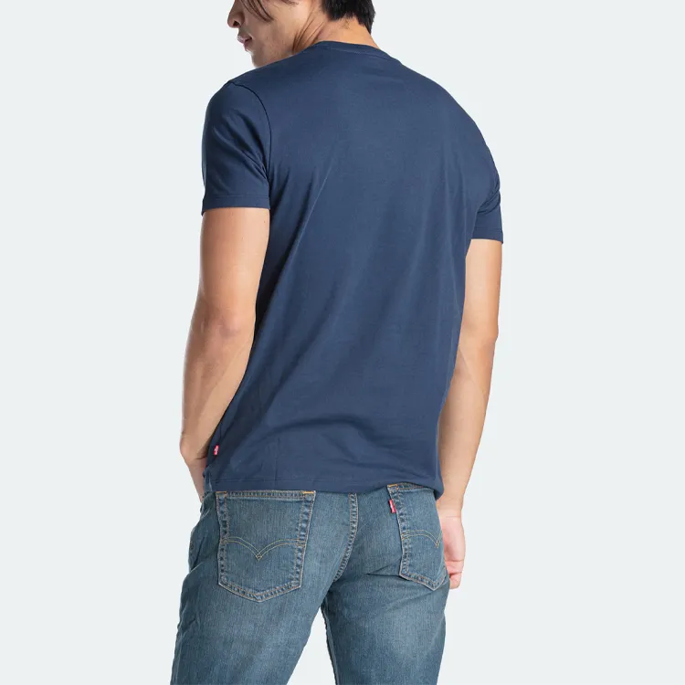 Levis T Shirts Men Navy Blue-6
