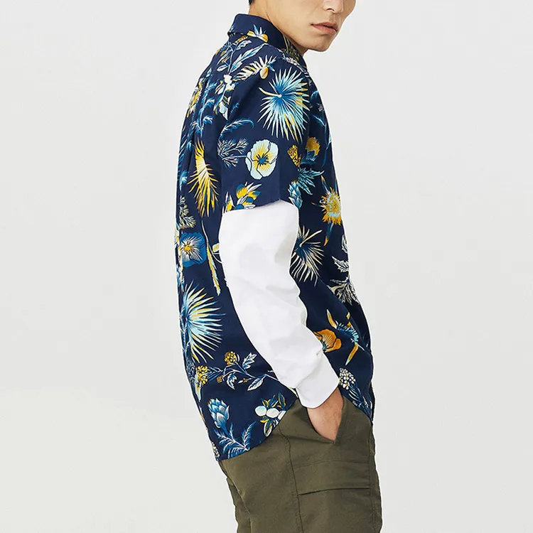 Vans CALIFAS Shirts Men Dark Blue-5