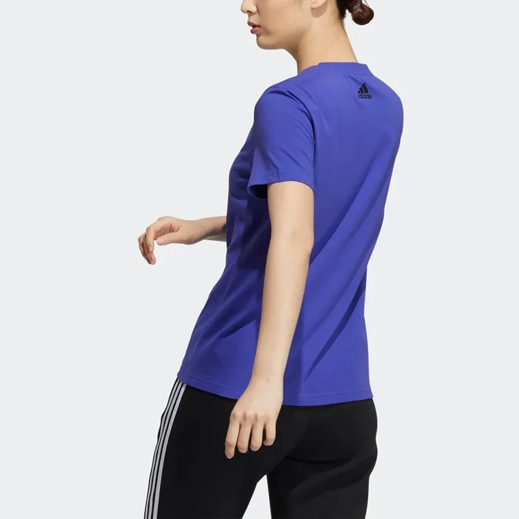 Adidas T Shirt Women's Dark Sandalwood Purple-2