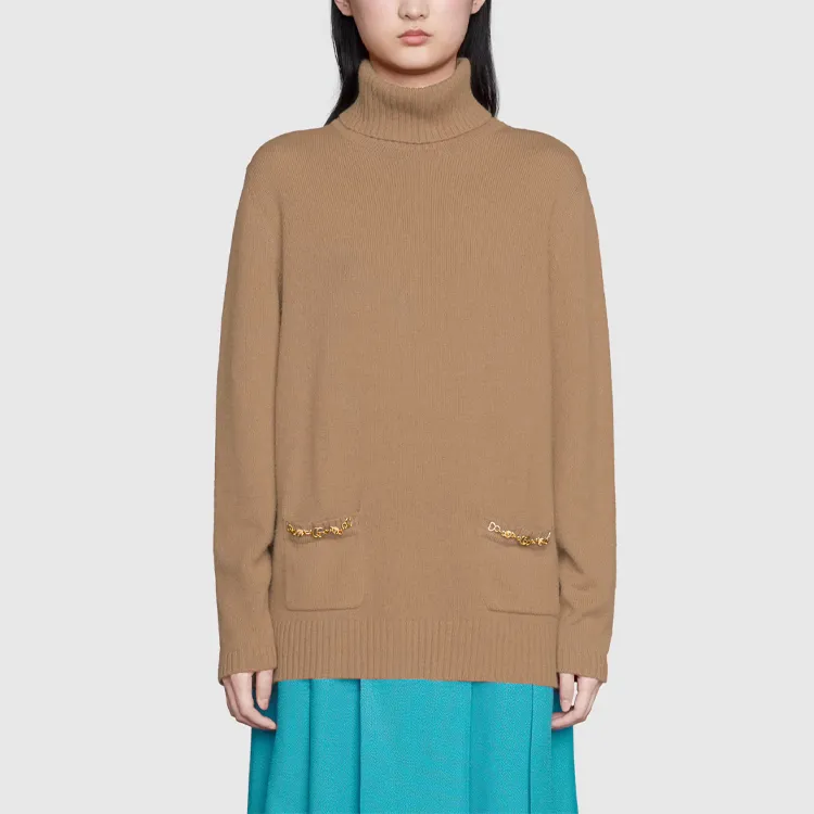 GUCCI Interlocking G Knitted Turtleneck Jumper-2