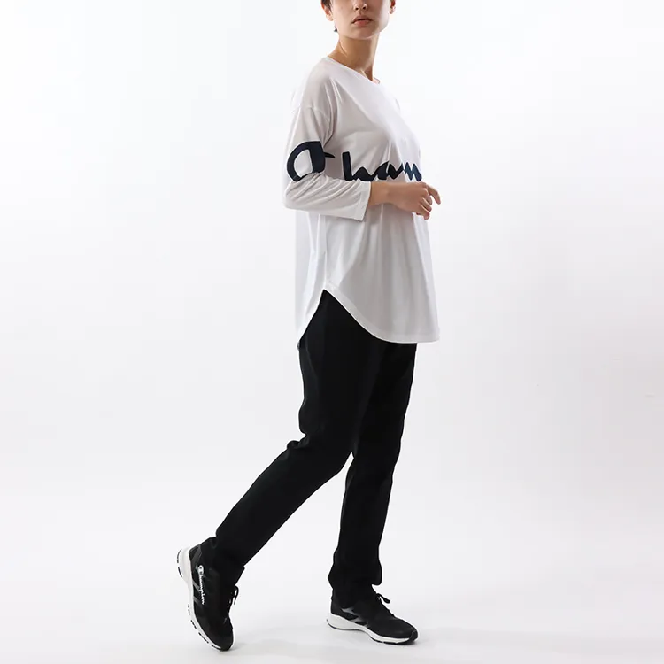 Champion Straight Long-Sleeved T-Shirt Japan Version Women's-4