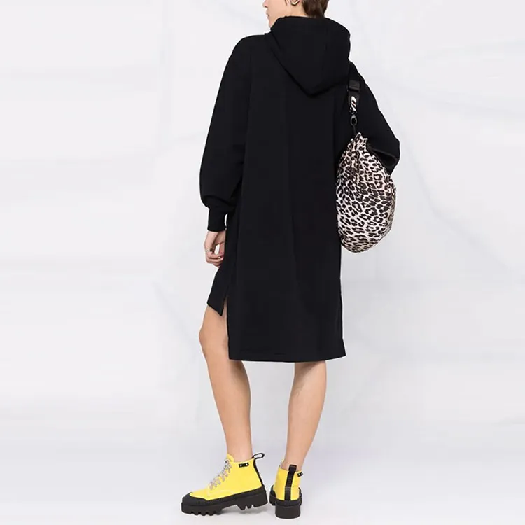 DIESEL Long-Sleeved Dresses Women's Black-2