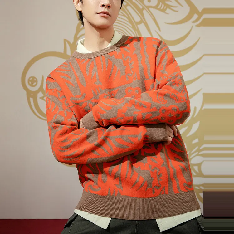 Anta Life Collection Sweater Men's Red Brown-7