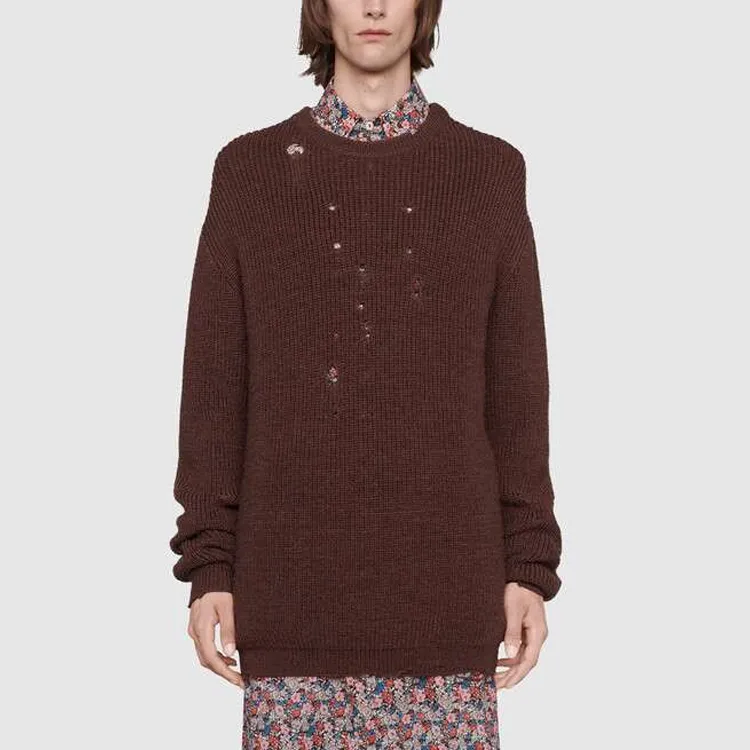 GUCCI Sweaters Men Brown-1