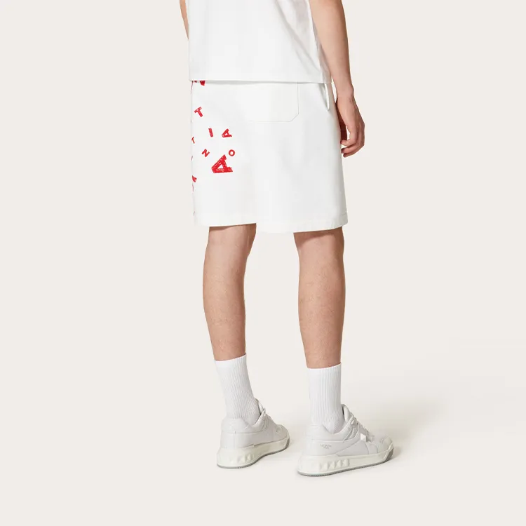 Valentino Casual Shorts Men White-3
