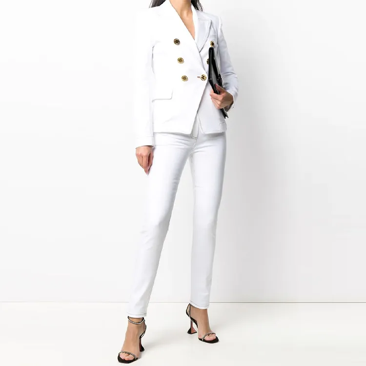 BALMAIN Jeans Women's White-1
