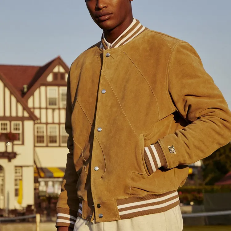 KITH X Wilson Willets Suede Varsity Jacket-2