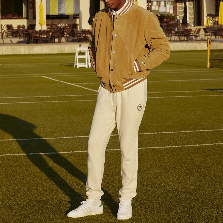 KITH X Wilson Willets Suede Varsity Jacket-3